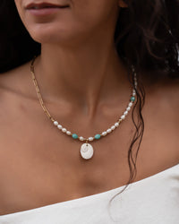 Collier Œil de Sainte Lucie | Amazonite - MTFORJEL