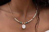 Collier Œil de Sainte Lucie | Amazonite - MTFORJEL