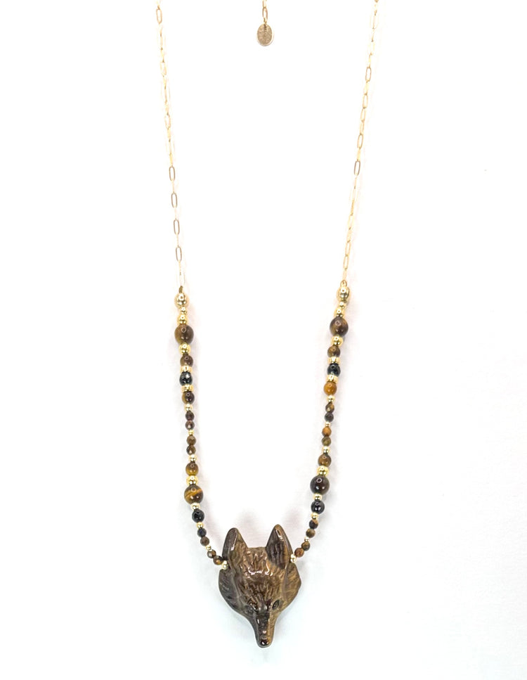 Collier LUPA | Oeil de tigre - MTFORJEL