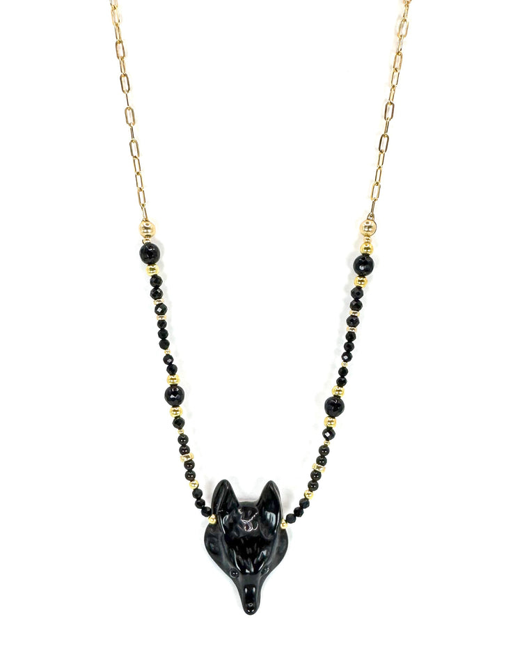 Collier LUPA | Onyx noir - MTFORJEL