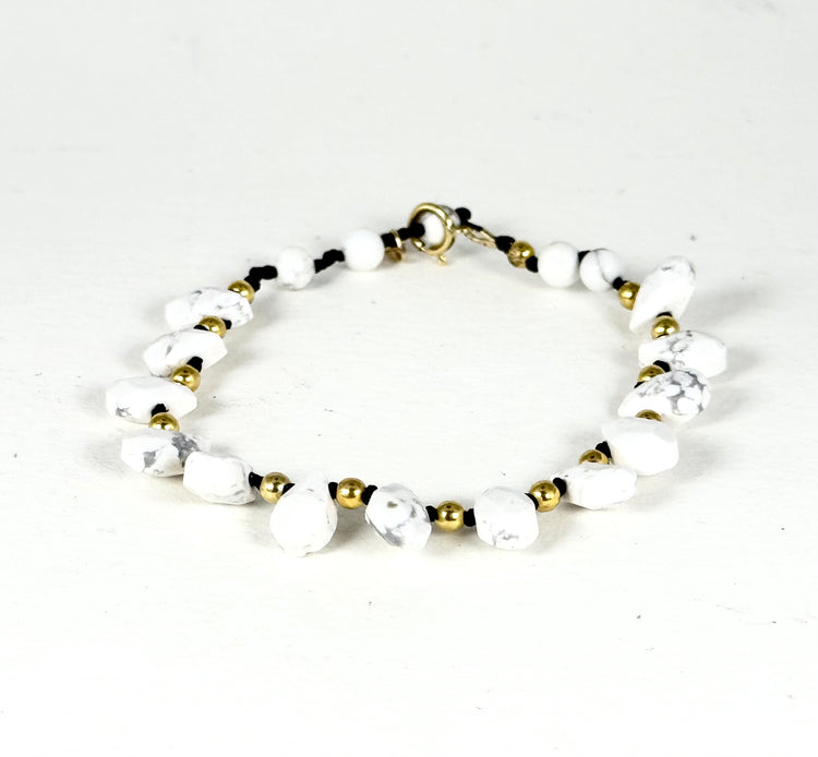Bracelet GOCCIA | Howlite