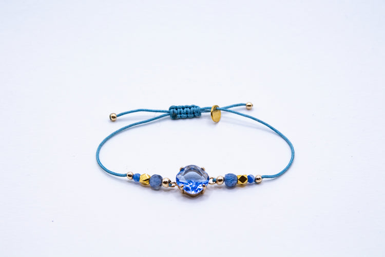 Bracelet ACQUA PAVI n°1 Bleu clair - Tanzanite - MTFORJEL