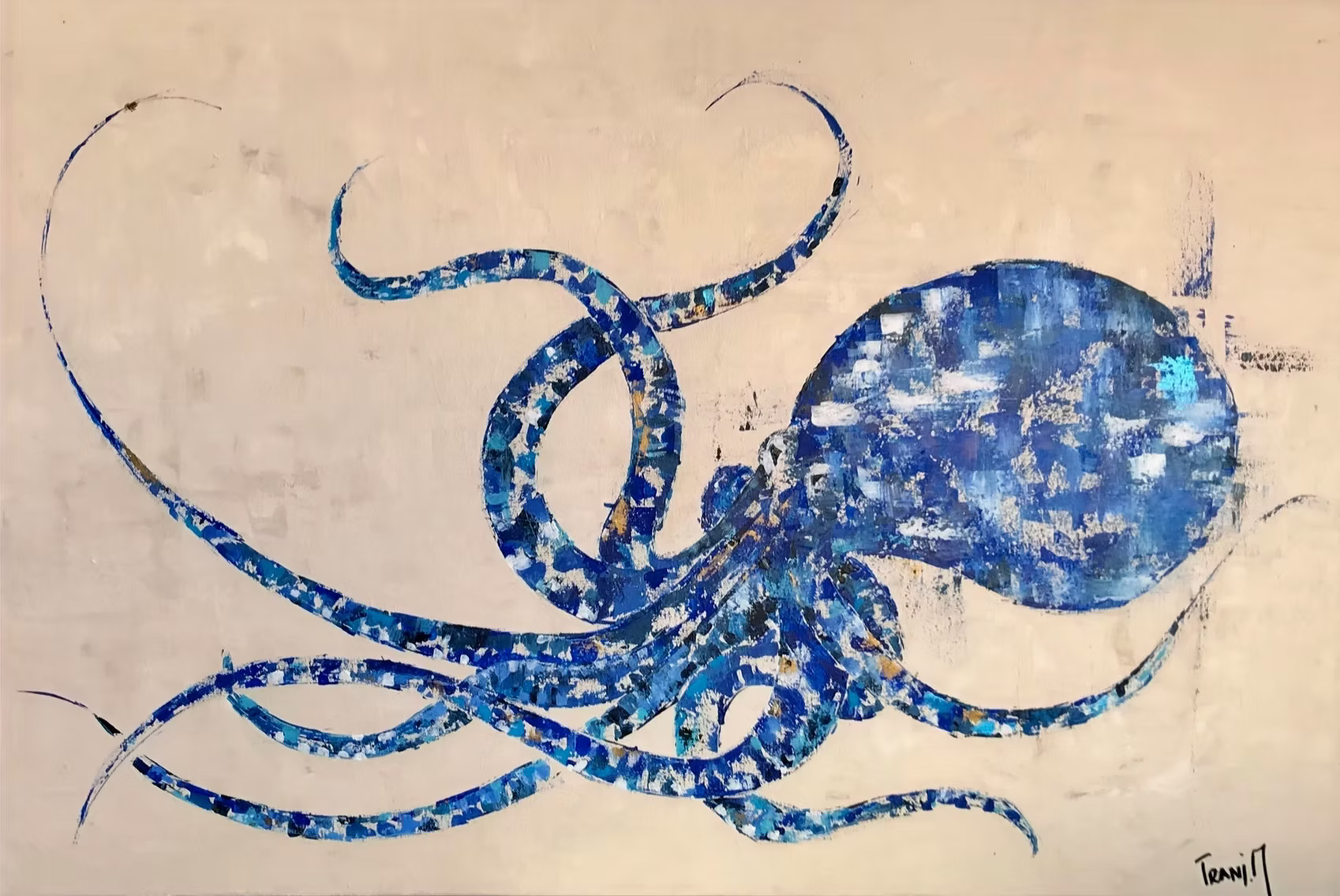 Tableaux contemporains | Peinture au couteau