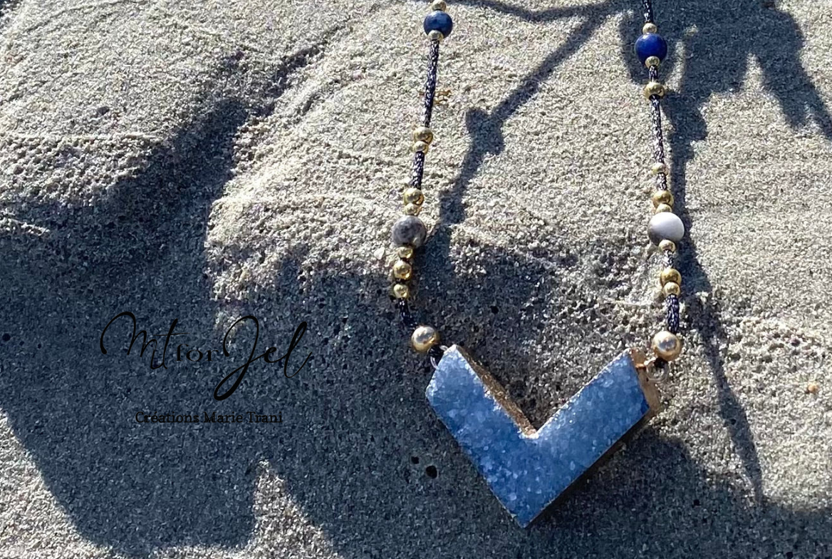 Colliers sur cordon – Pierres naturelles | Marie Trani