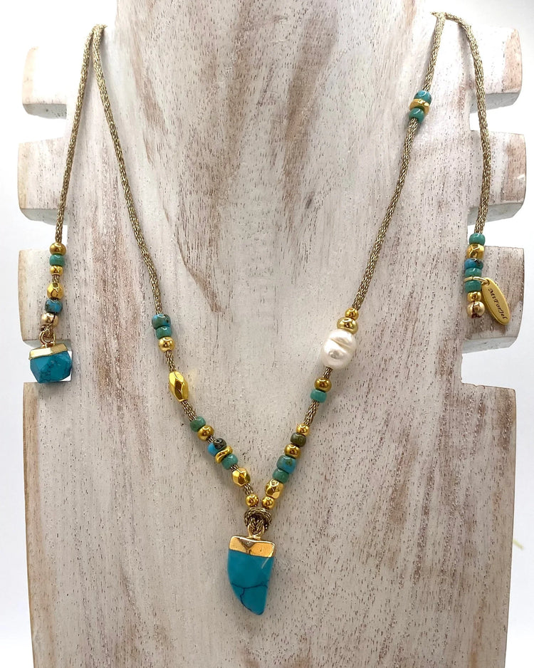 Collier DANTI Bleu turquoise - Turquoise - MTFORJEL