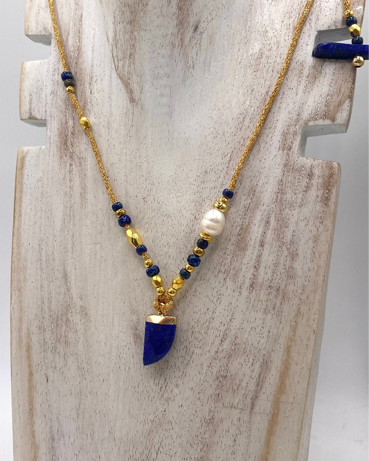 Collier DANTI Bleu - Lapis Lazuli - MTFORJEL