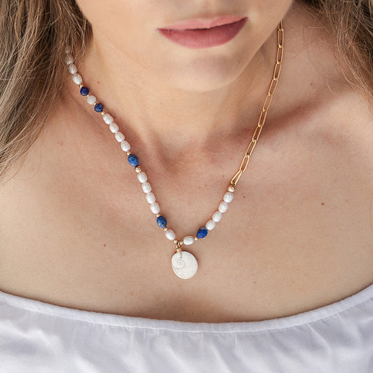 Collier oeil lapis lazuli image 1