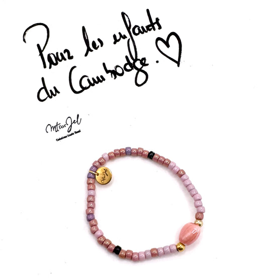 Bracelet HUMANI | mini core rose - MTFORJEL