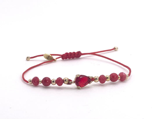 Bracelet ACQUA LARMA n°1 Rouge - MTFORJEL