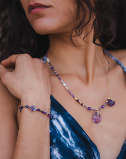 Collier GOCCIA n°1 | Améthyste - MTFORJEL