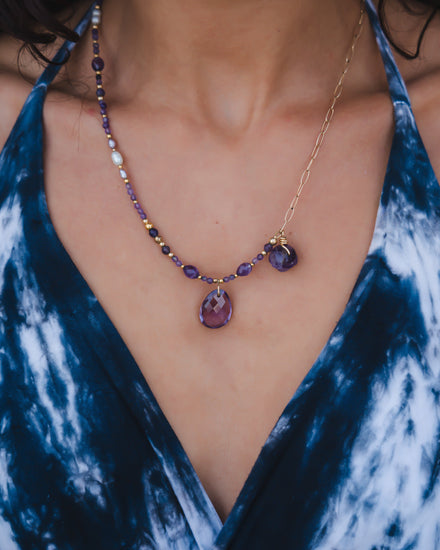 Collier GOCCIA n°1 | Améthyste - MTFORJEL