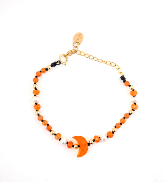 Bracelet LUNA | Cornaline