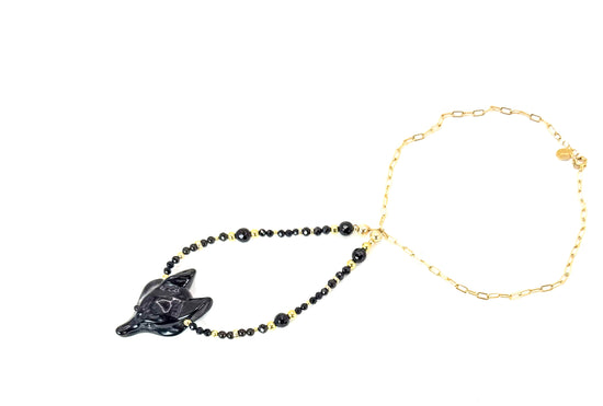 Collier LUPA | Onyx noir - MTFORJEL