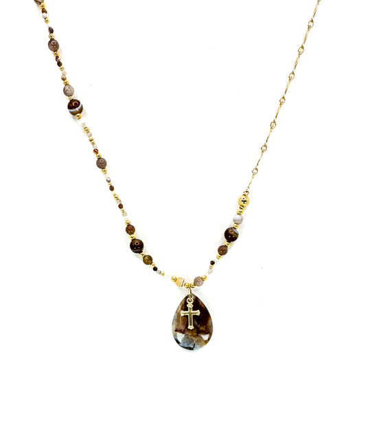 Collier FERVORE n°5 | Agate - MTFORJEL