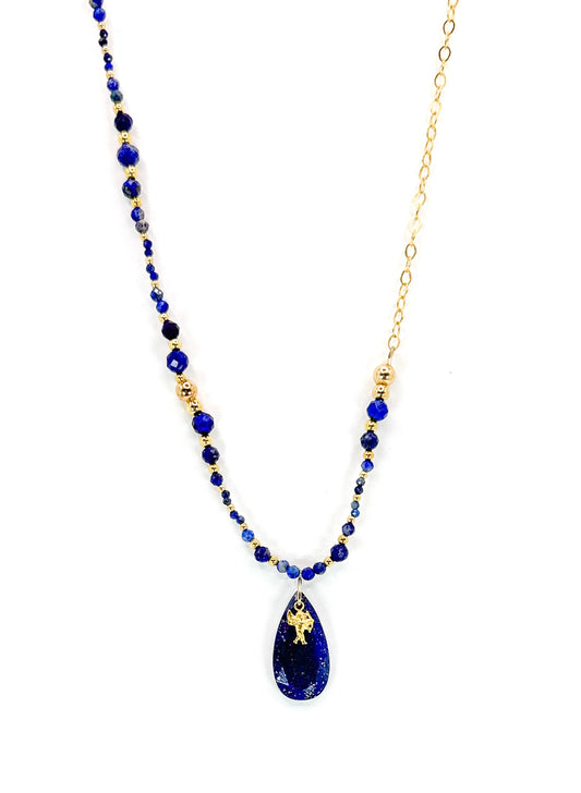 Collier ANGHJULU | Lapis Lazuli - MTFORJEL