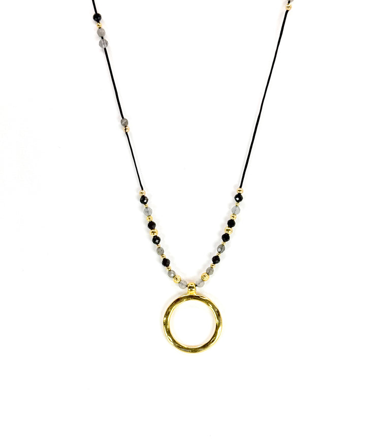 Collier INFINITA | Agate et onyx noire - MTFORJEL