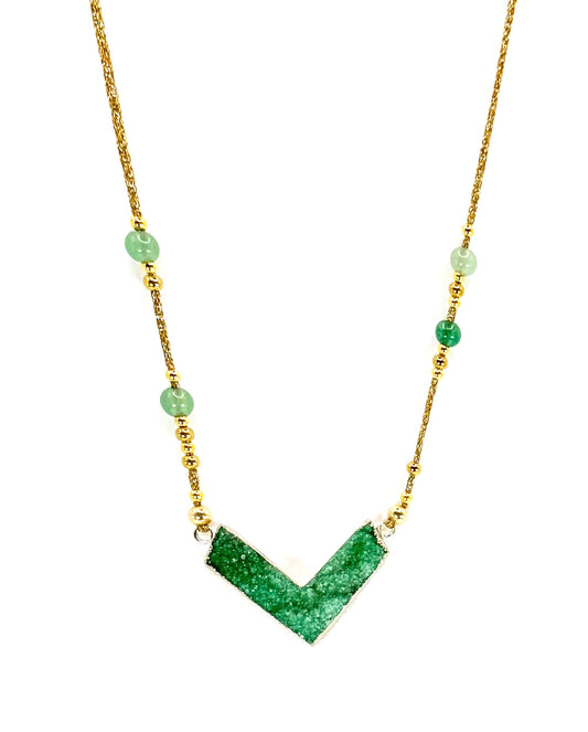Collier VITTORIA | Agate et jade - MTFORJEL
