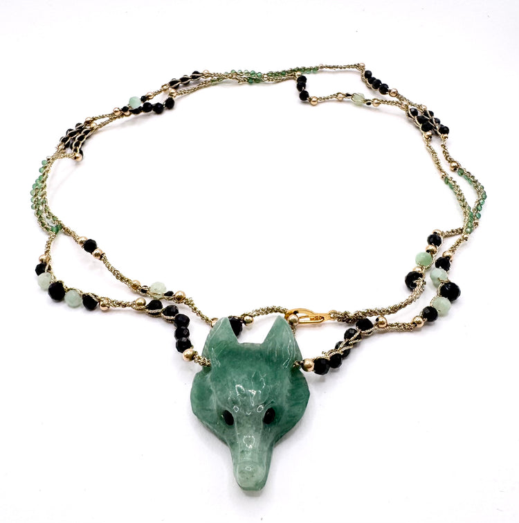 Collier Salva Lupa | Aventurine - MTFORJEL
