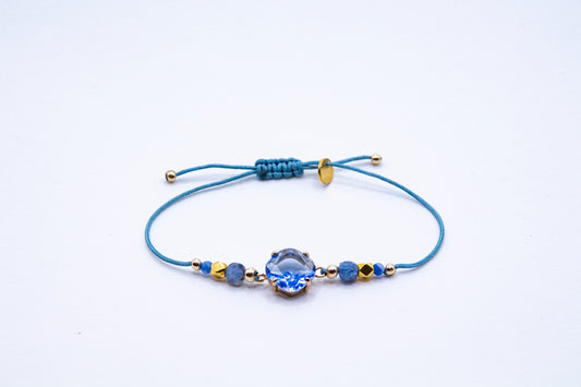 Bracelet ACQUA PAVI n°1 Bleu clair - Tanzanite - MTFORJEL