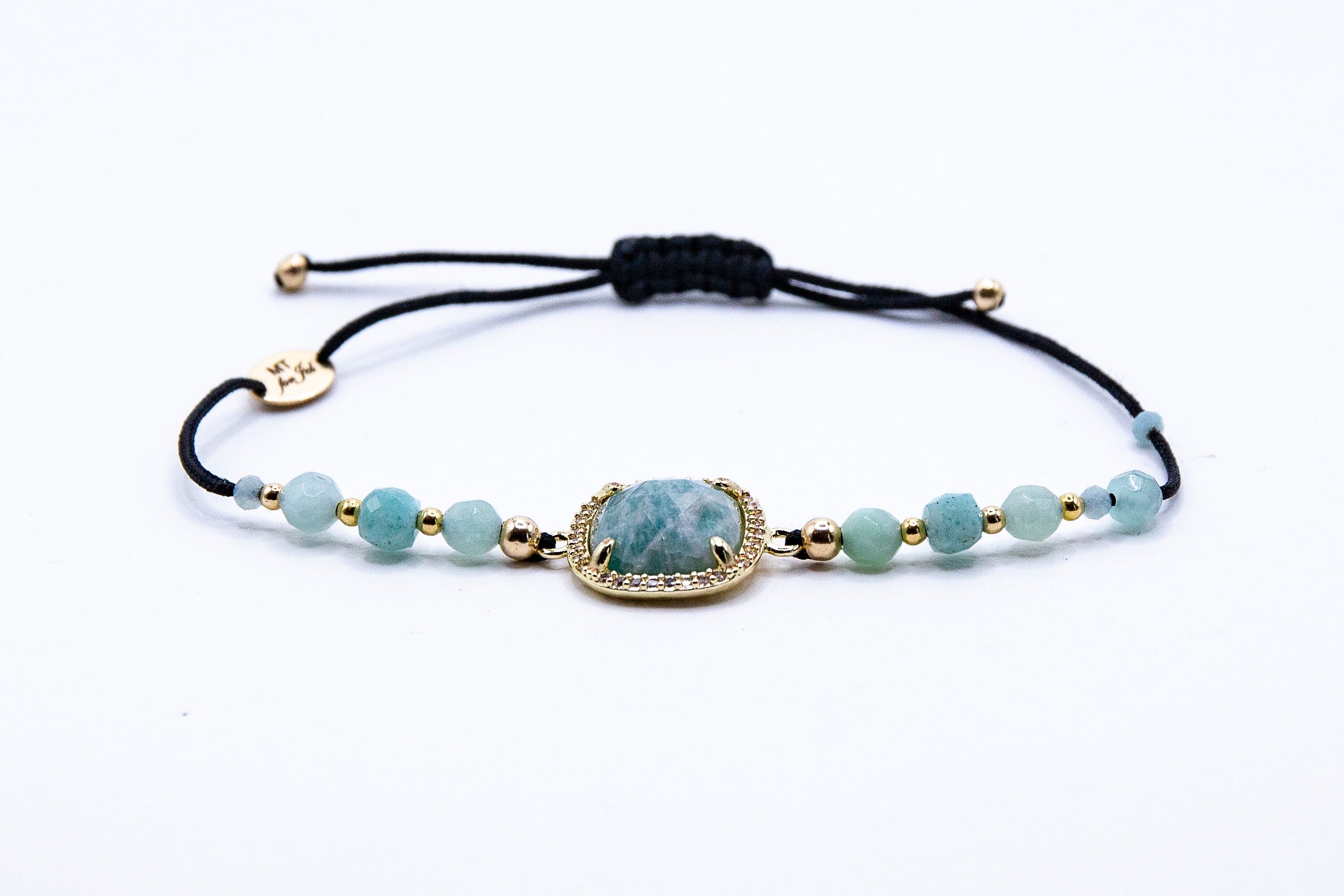 Bracelet PAVIMENTA n°2 Vert clair - Amazonite - MTFORJEL